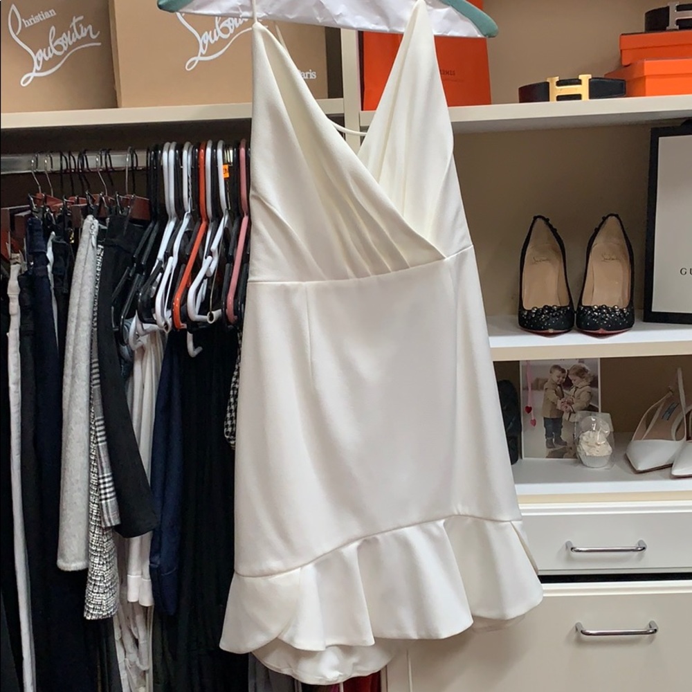 White NBD dress